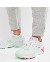 Reebok Classic Aztrek Trainers In White To Asos