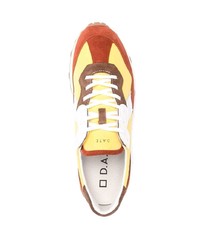 D.A.T.E Colour Block Low Top Sneakers