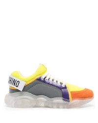 Moschino Colour Block Panelled Sneakers