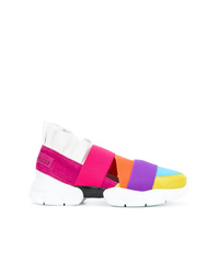 Emilio Pucci Colour Block Strap Sneakers
