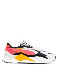 Puma Contrast Panel Knitted Style Sneakers