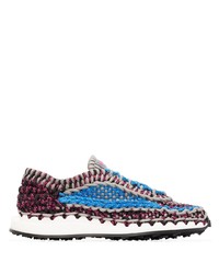 Valentino Garavani Crochet Detail Low Top Sneakers