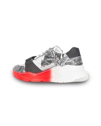 Burberry Dreamscape Print Leather Sneakers