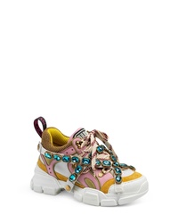 Gucci Flashtrek Jewel Embellished Sneaker