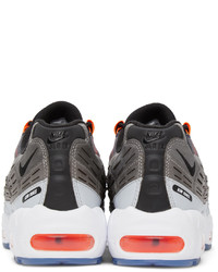 Nike Grey Orange Kim Jones Edition Air Max 95 Sneakers