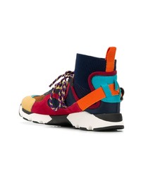 Carven Knit High Top Nayeli Sneakers