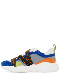 Moschino Multicolor Criss Crossing Sneakers