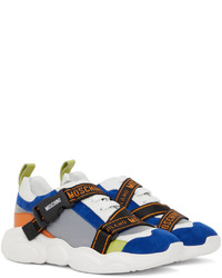 Moschino Multicolor Criss Crossing Sneakers