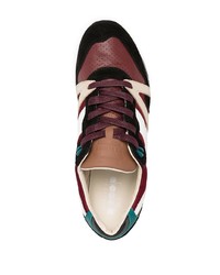 Diadora Panelled Colour Block Sneakers
