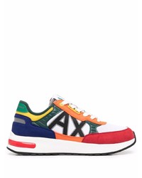Armani Exchange Panelled Low Top Sneakers