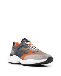 Hogan Panelled Low Top Trainers