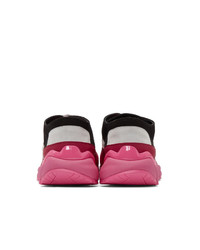 ION Pink And Black N6 Sneakers