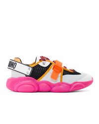 Moschino Pink Fluo Teddy Sneakers