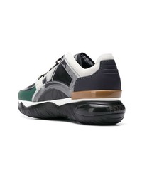 Fendi Platform Lace Up Sneakers