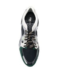 Fendi Platform Lace Up Sneakers