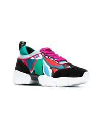 Emilio Pucci Printed Lace Up Sneakers