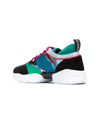 Emilio Pucci Printed Lace Up Sneakers