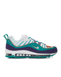 Nike Purple And Blue Air Max 98 Sneakers