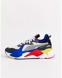 Puma Rs X Toys Blue And Red Trainers