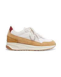 Common Projects Track Suede And Mesh Sneakers