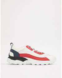 ASOS DESIGN Tricolour Trainers With Chunky Sole