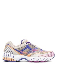 Saucony Wave Panelled Low Top Trainers