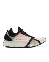 Y-3 White 4d Iow Sneakers