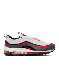 Nike White And Pink Air Max 97 Sneakers