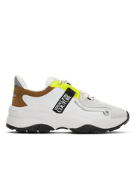 VERSACE JEANS COUTURE White Monster Sole Sneakers