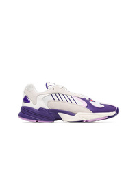 adidas White Purple And Pink Dragonball Z Yung 1 Frieza Edition Sneakers