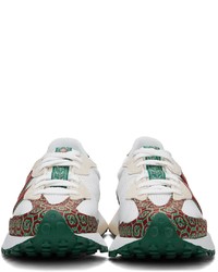 Casablanca White Red New Balance Edition 327 Sneakers