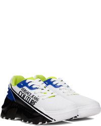 VERSACE JEANS COUTURE White Speedtrack Sneakers