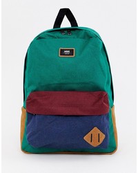 Vans Old Skool Ii Backpack In Multi Colour Block Vn000oniwup1