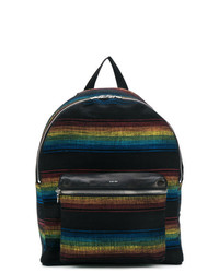 Amiri Zipped Striped Backpack