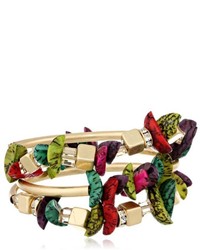 Kenneth Cole New York Color Splash Multi Colored Mixed Bead Stretch Bracelet Set 75