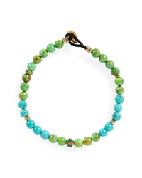 Mikia Turquoise Bead Bracelet