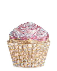 Judith Leiber Cupcake Crystal Embellished Clutch