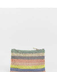 Accessorize Multi Resin Beaded Clutch Bag With Chain