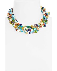 Multi colored Beaded Necklace
