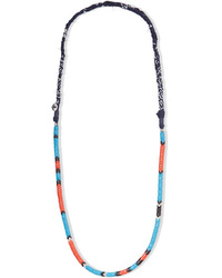 Mikia Glass And Cotton Voile Necklace