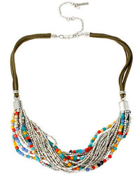 Kenneth Cole New York Multi Row Beaded Necklace