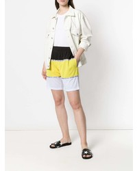 Opening Ceremony Colour Block Perforated Shorts
