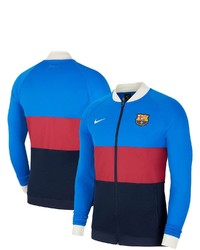Nike Blue Barcelona I96 Anthem Raglan Full Zip Track Jacket At Nordstrom
