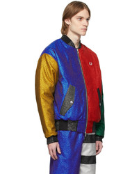 Charles Jeffrey Loverboy Multicolor Fred Perry Edition Bomber Jacket