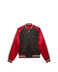 Gucci Reversible Acetate Bomber Jacket