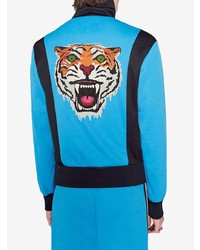 Gucci Tiger Patch Technical Jersey Jacket