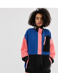Crooked Tongues Tracksuit Jacket In Colour Block