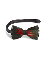 Brackish & Bell Big Spur Feather Bow Tie