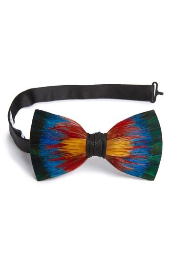 Topsail Feather Bow Tie, Brackish