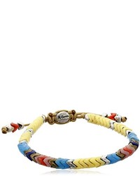 M.Cohen Handmade Designs Multicolored Navajo Linked African Glass Bead Bracelet
